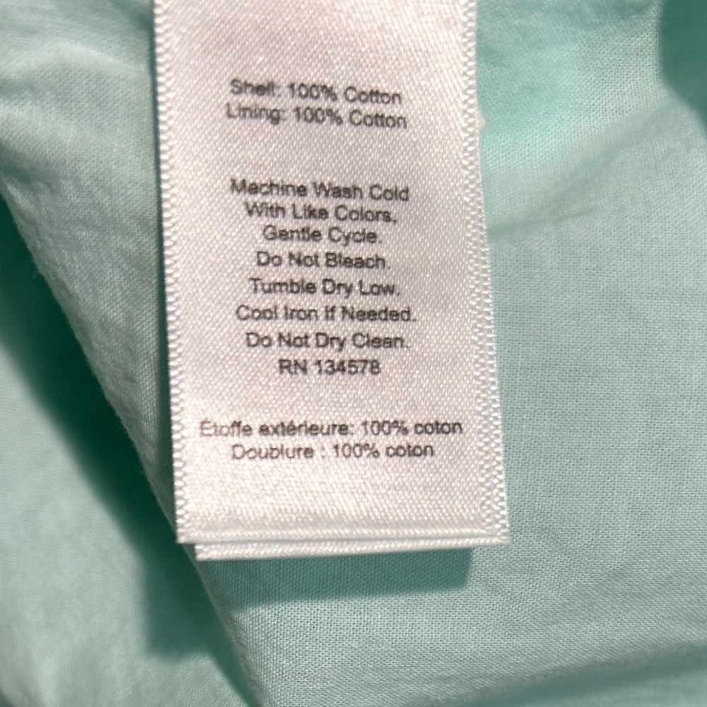 Vineyard Vines Mint Green Ruffled Mini Dress - Picture 6 of 9